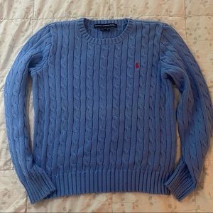 Blue Ralph Lauren Sport Cable Knit Sweater
